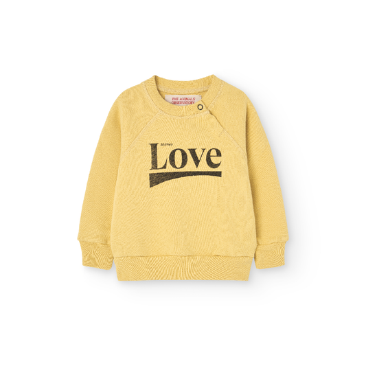 Jackal Baby Sweatshirt Yellow