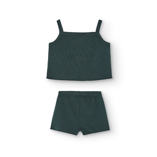 Stork Baby Set Deep Green