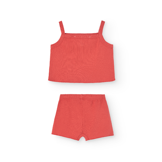 Stork Baby Set Red