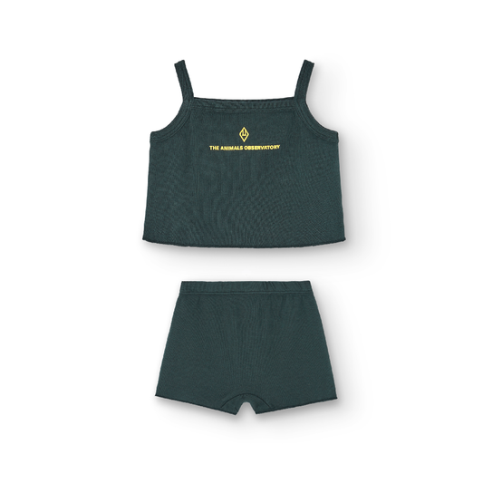 Stork Baby Set Deep Green