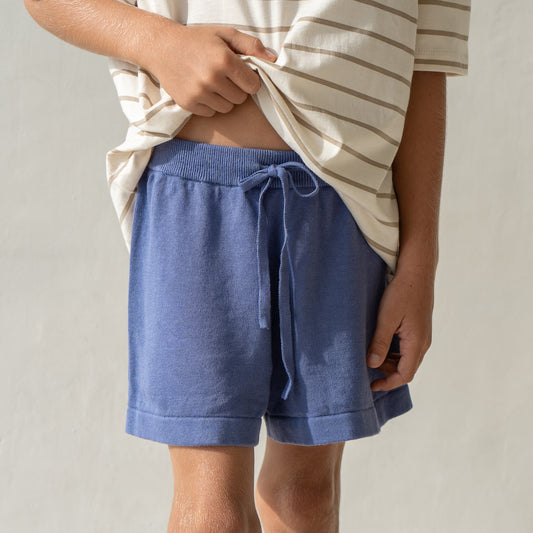 Thin Knit Shorts Dusk