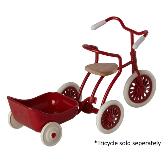 Tricycle Trailer for Mouse Red