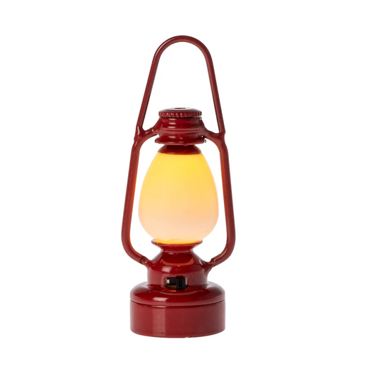 Vintage Lantern Mouse Red