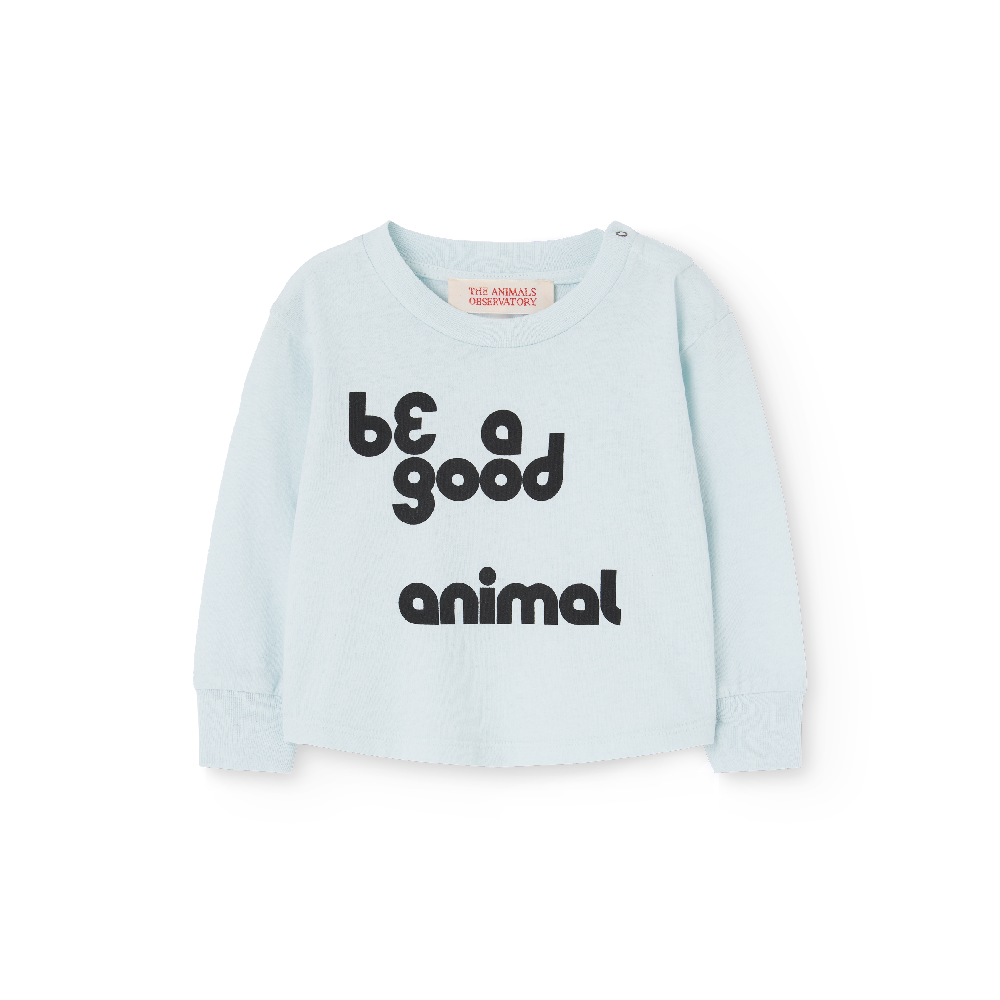 Wapiti Baby Long Sleeve T-Shirt Soft Blue