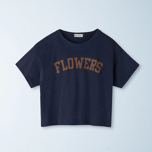 Flowers Tee Midnight