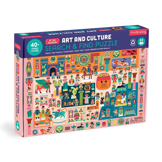 Search and Find Puzzle Art and Culture 64 Piece