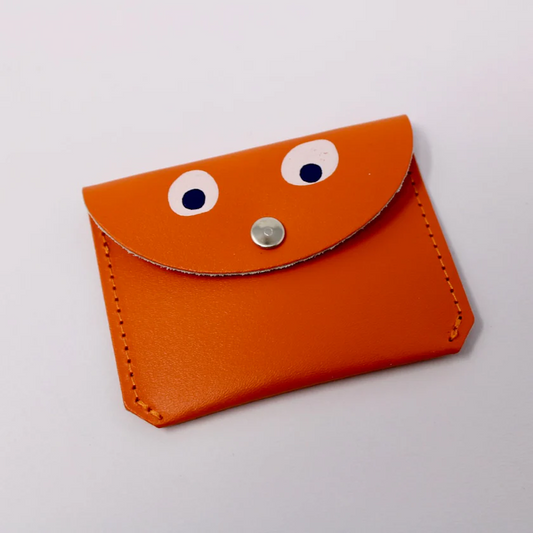 Mini Money Googly Eye Purse Orange