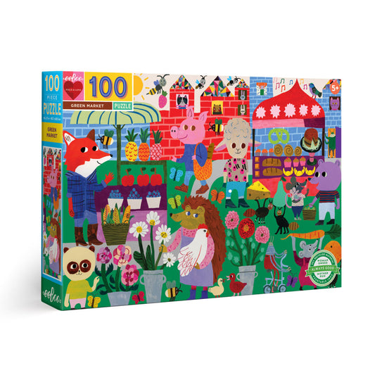 Green Market 100 Piece Puzzle