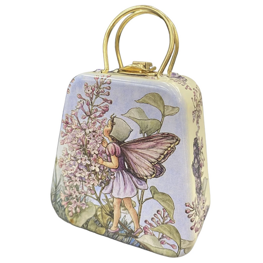 Flower Fairies Mini Handbag Tin Lilac