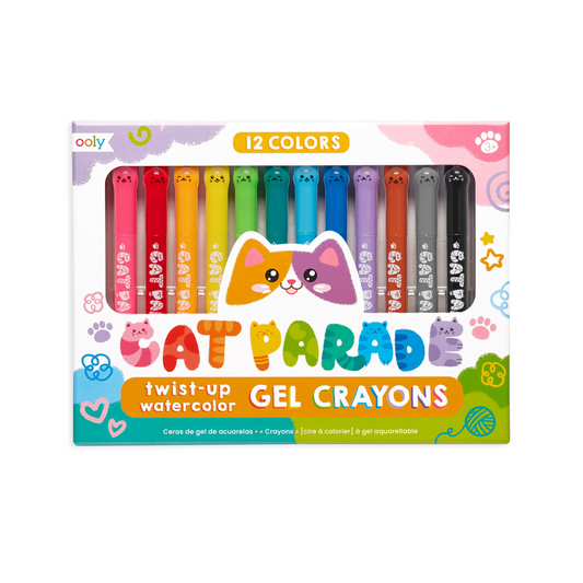 Gel Crayons Cat Parade