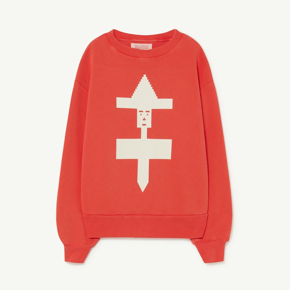 Bear Kids Sweatshirt Red Form